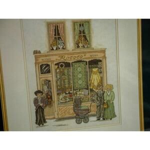 Counted Cross Stitch Antique Collection Pattern Permin Copenhagen "Rococo" 15315